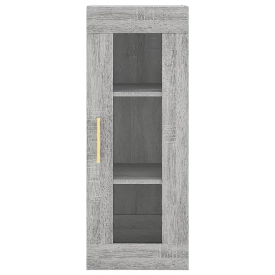 Buffet haut Sonoma gris 34,5x34x180 cm Bois d'ingénierie - 6