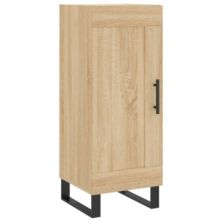 Buffet haut Chêne sonoma 34,5x34x180 cm Bois d'ingénierie - 5