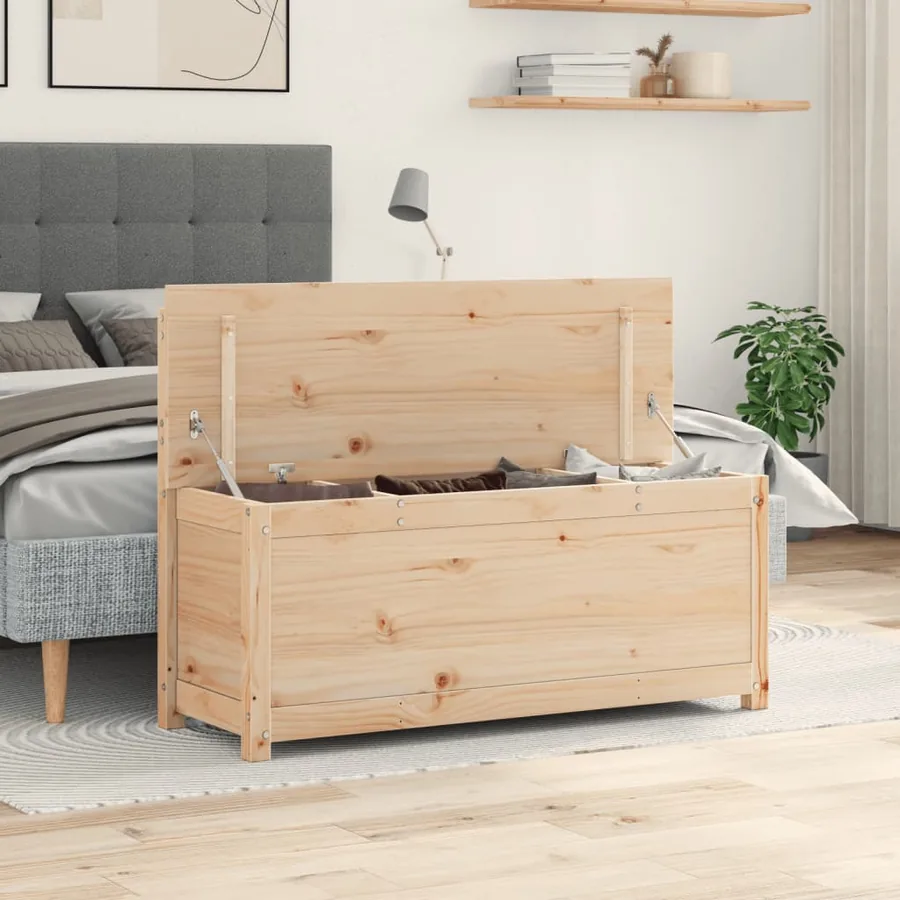 Banc 110x41x76,5 cm Bois de pin massif - 4