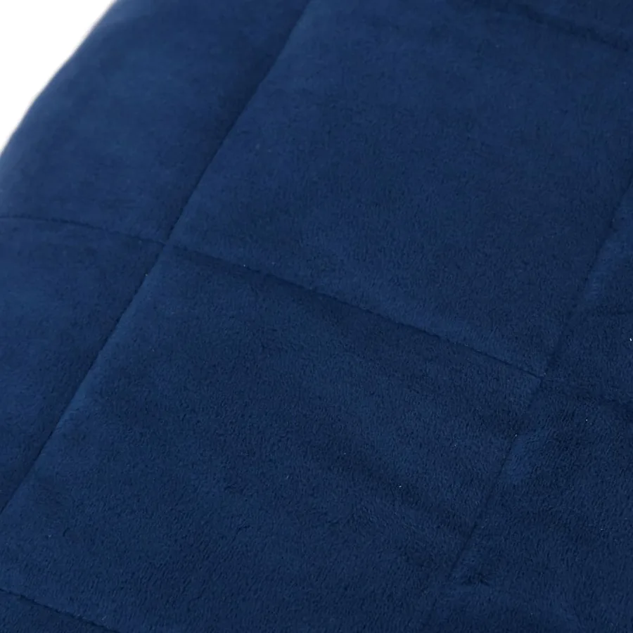 Couverture lestée Bleu 220x230 cm 15 kg Tissu - 4