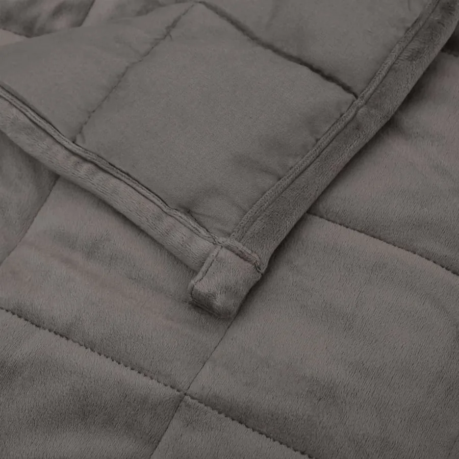 Couverture lestée Gris 200x230 cm 13 kg Tissu - 5