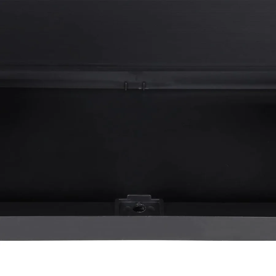 Armoire de rangement d'extérieur noir 65x37x165 cm PP - 11