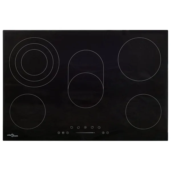 Plaque de cuisson Céramique 5 brûleurs Contrôle tactile 8500 W