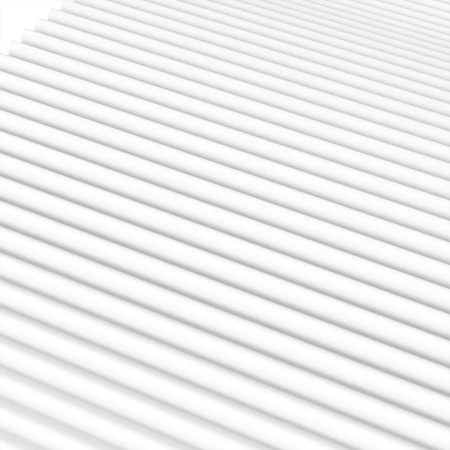 Matelas en mousse blanc 90x190 cm dureté H2 H3 - 6