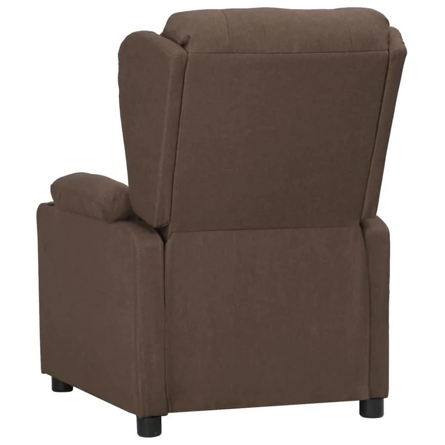 Fauteuil inclinable Taupe Tissu - 3