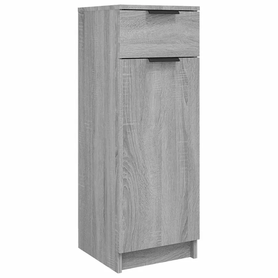 Armoire de bain Sonoma gris 32x34x90 cm Bois d'ingénierie - 2