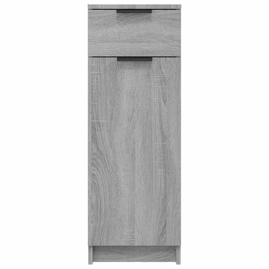 Armoire de bain Sonoma gris 32x34x90 cm Bois d'ingénierie - 6
