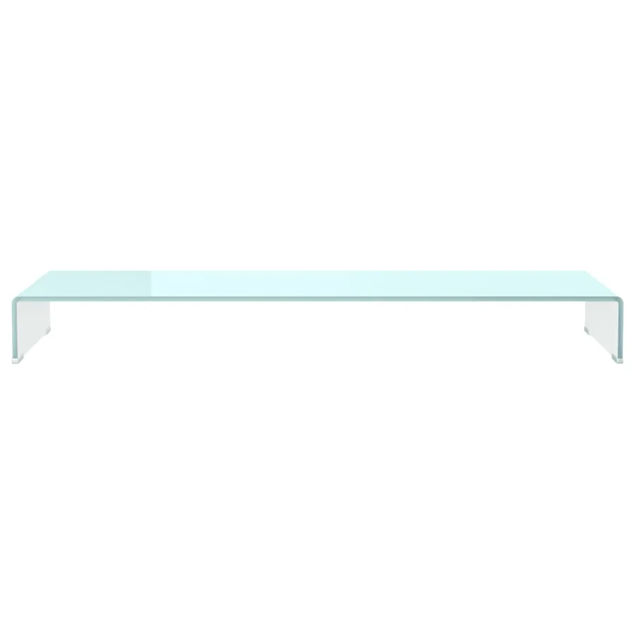 Meuble TV/Support pour moniteur 120x30x13 cm verre vert - 3