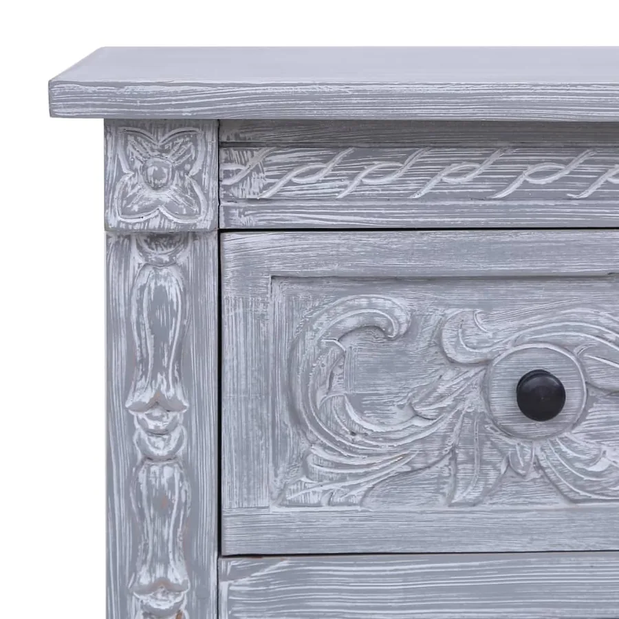 Buffet avec 2 tiroirs 90x30x60 cm Bois d'acajou massif - 6
