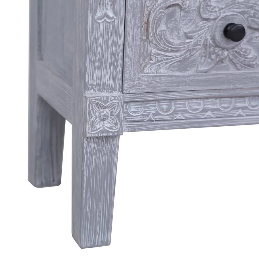 Buffet avec 2 tiroirs 90x30x60 cm Bois d'acajou massif - 7