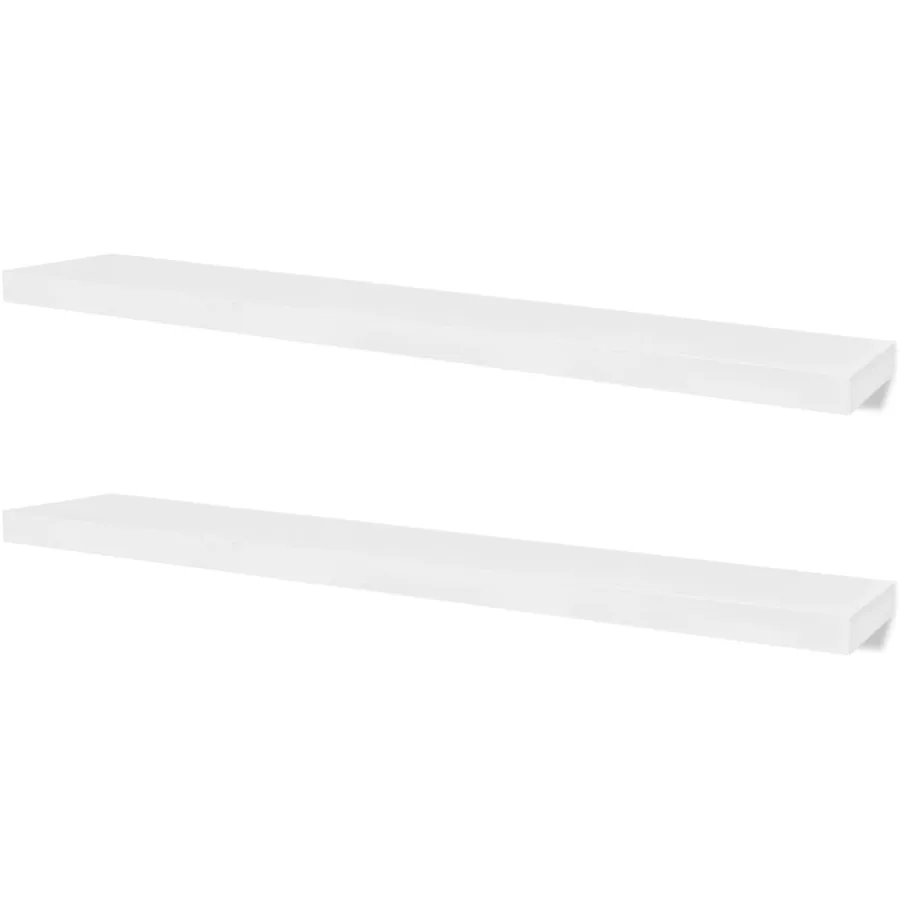 Étagères murales 4 pcs Blanc 120 cm - 2