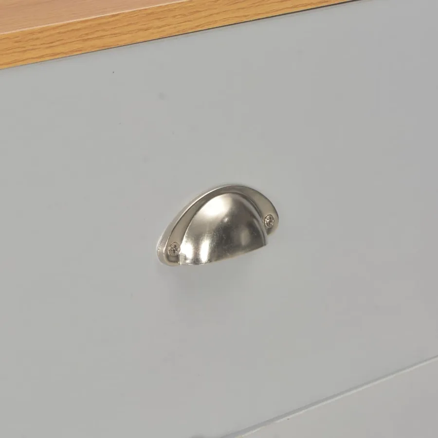 Buffet Gris 112x35x81 cm - 8