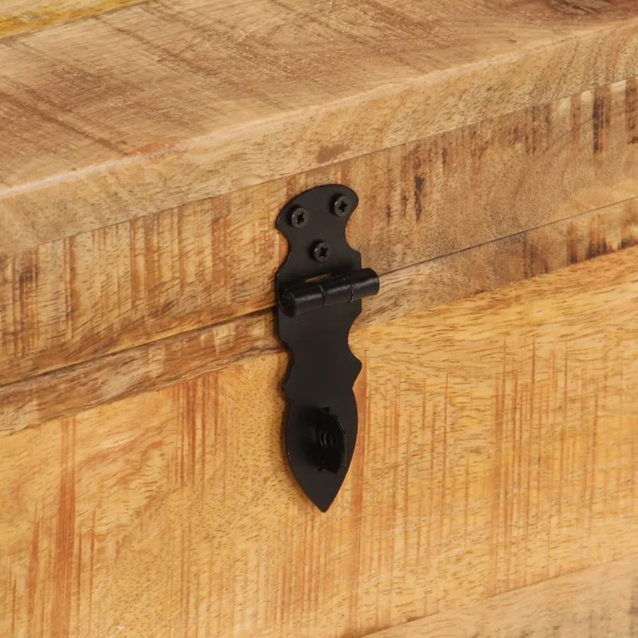 Boîte de rangement 39x28x31 cm Bois massif d'acacia - 7