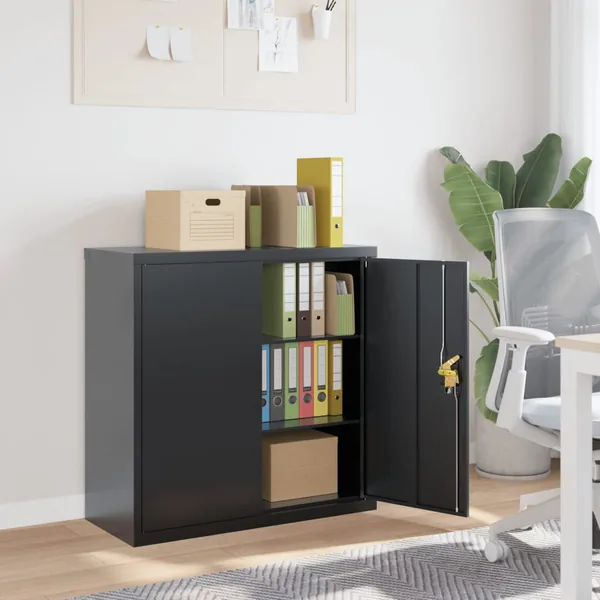 Classeur anthracite 90x40x90 cm acier