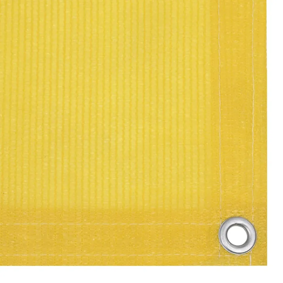 Écran de balcon Jaune 120x300 cm PEHD - 2