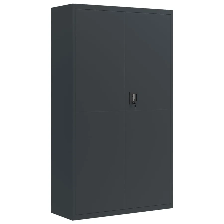 Classeur anthracite 105x40x180 cm acier - 2