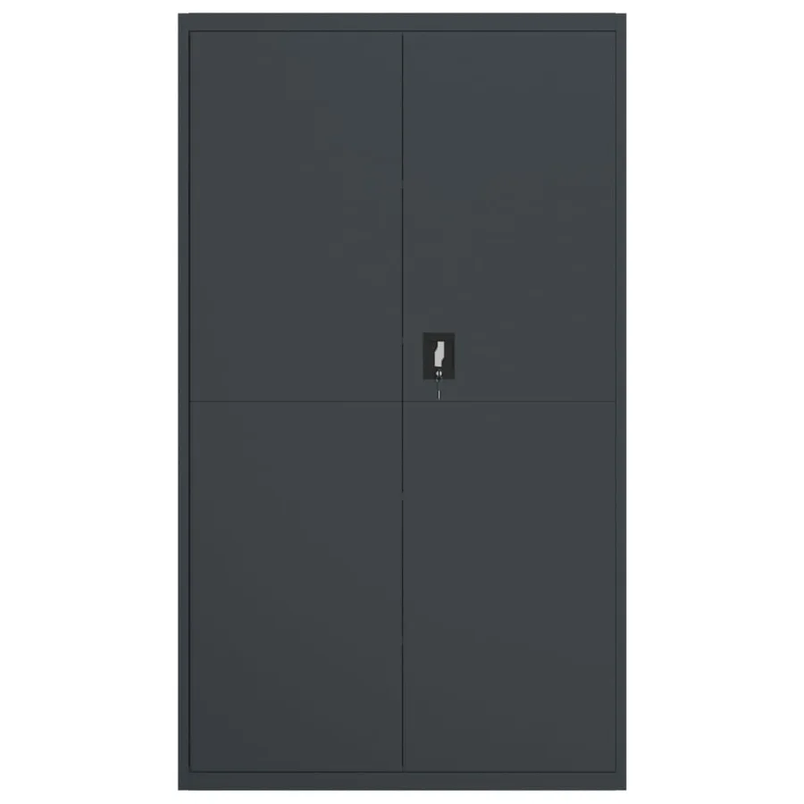 Classeur anthracite 105x40x180 cm acier - 3