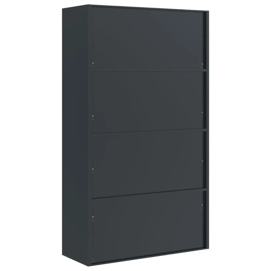 Classeur anthracite 105x40x180 cm acier - 6