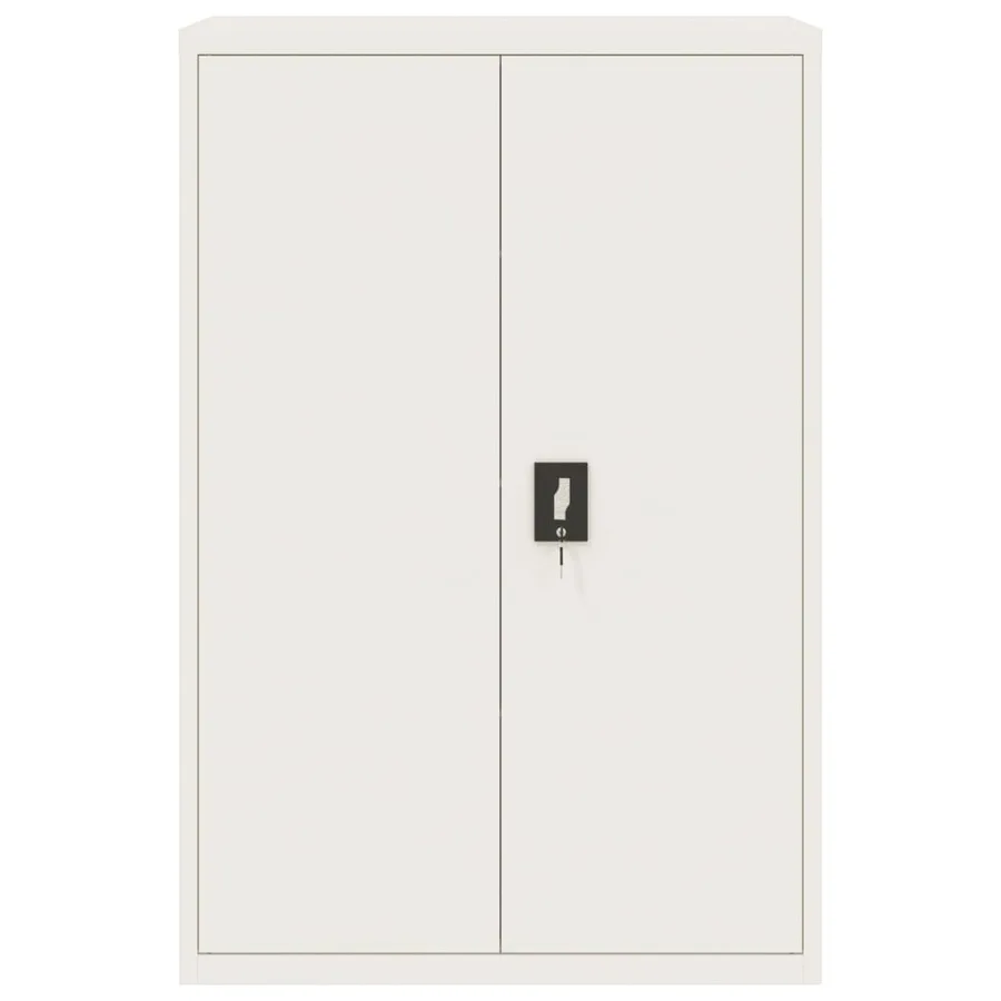 Classeur blanc 90x40x140 cm acier - 3