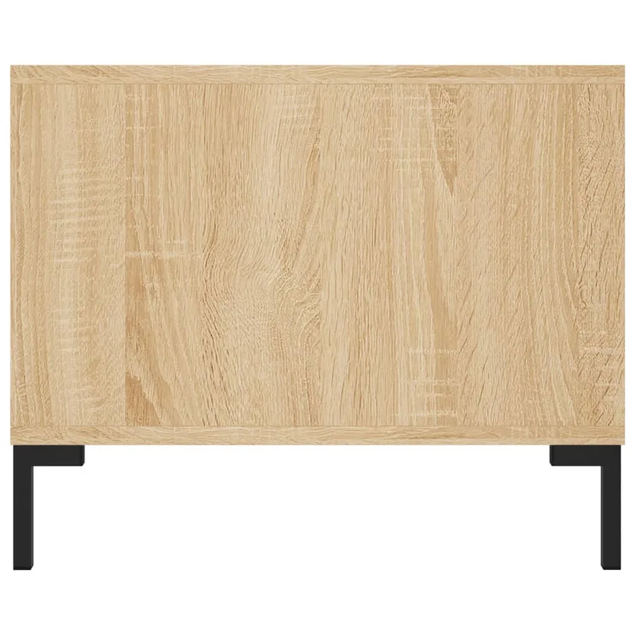 Table basse chêne sonoma 102x50x40 cm bois d'ingénierie - 7