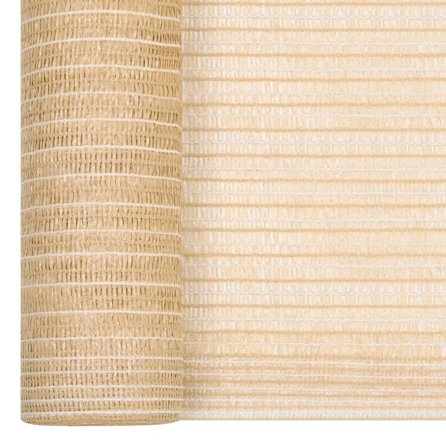 Filet brise-vue Beige 1,8x25 m PEHD 75 g/m² - 2