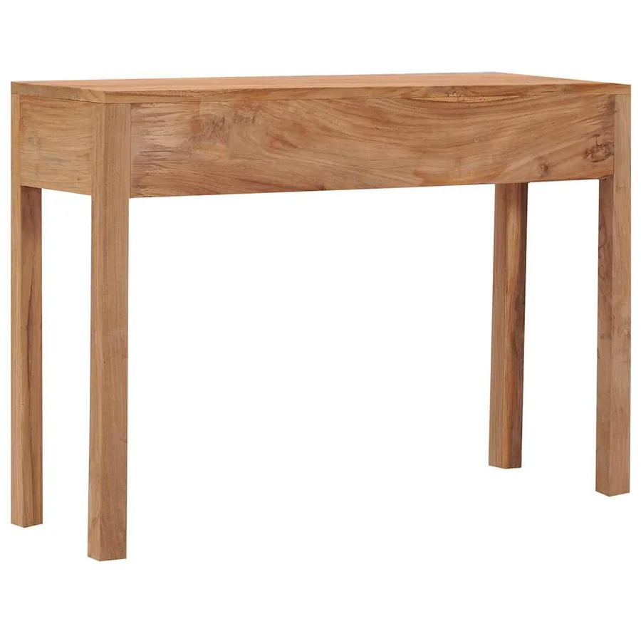 Table console 110x35x75 cm bois de teck solide - 4