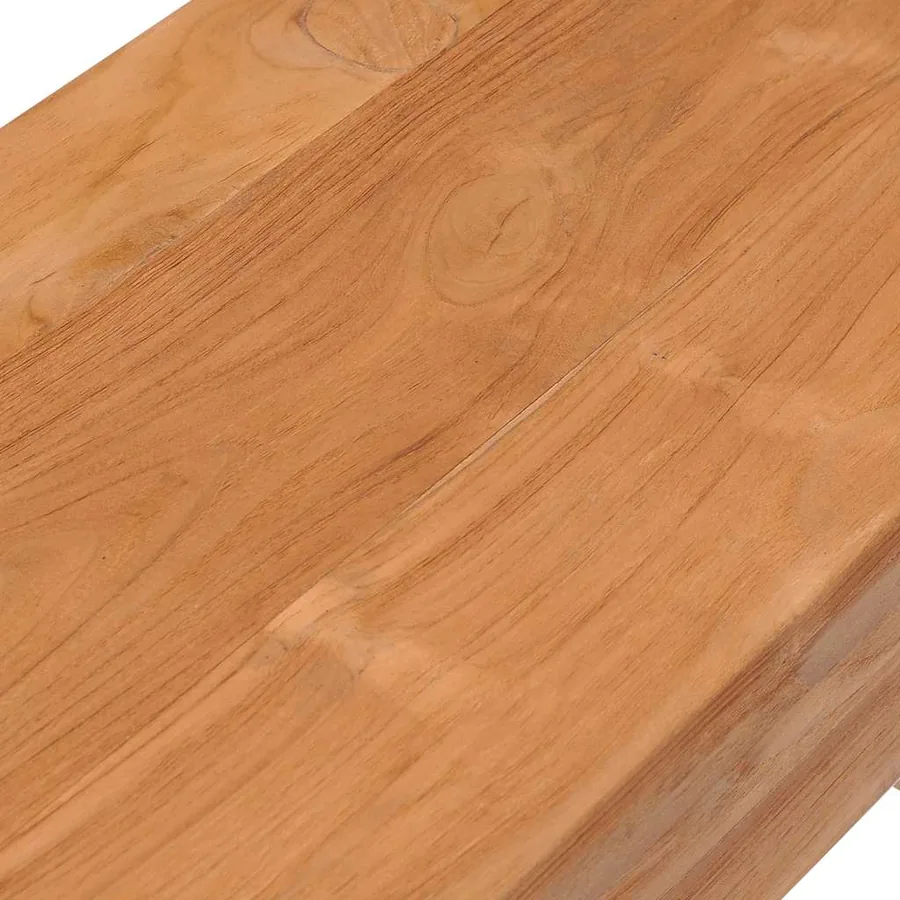 Table console 110x35x75 cm bois de teck solide - 7