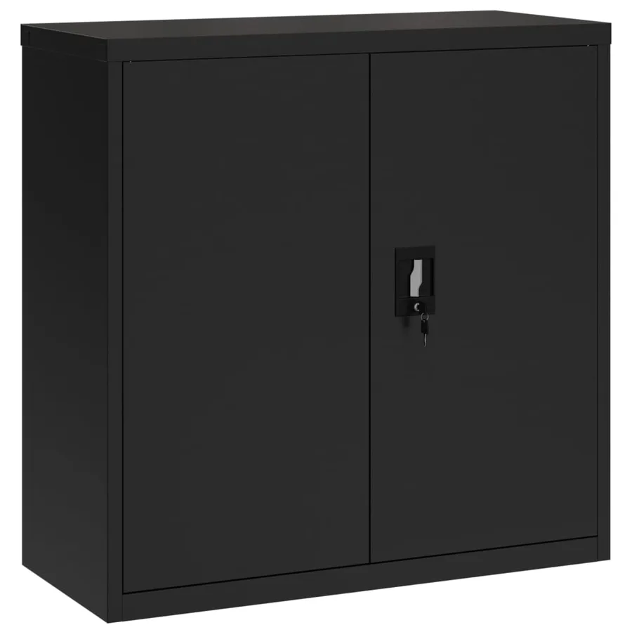 Classeur noir 90x40x130 cm acier - 7