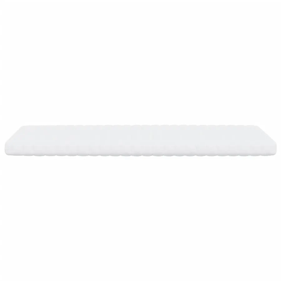 Matelas en mousse blanc 100x200 cm 7 zones dureté 20 ILD - 4