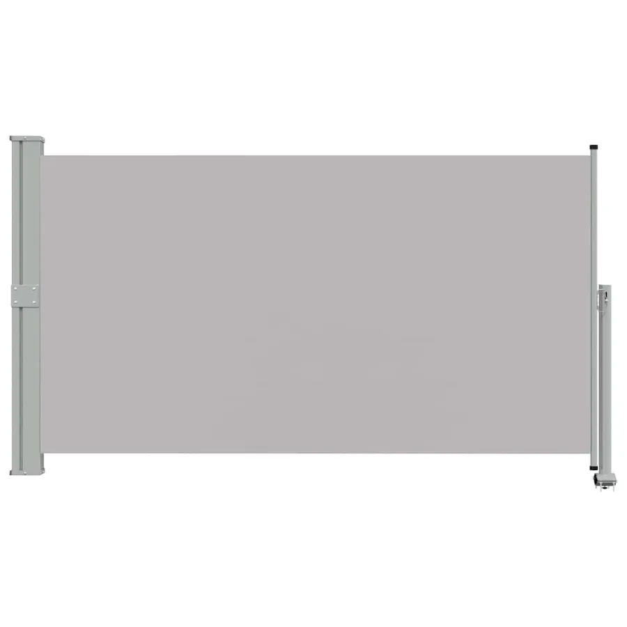Auvent latéral rétractable de patio 140 x 300 cm Gris - 3
