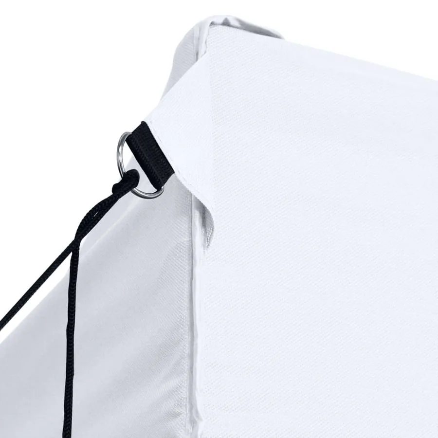 Tente pliable de réception avec 4 parois 3 x 4,5 m Blanc - 5