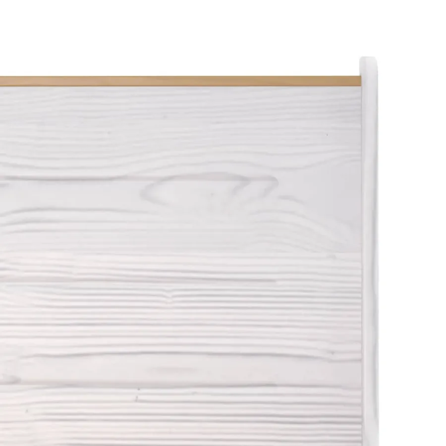 Ensemble à manger REINE 3 pcs marron miel blanc bois pin massif - 13