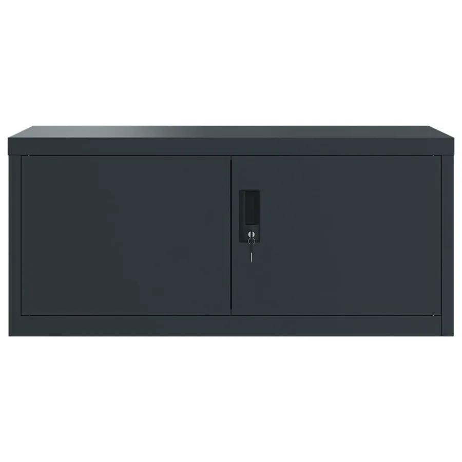 Classeur anthracite 90x40x110 cm acier - 4