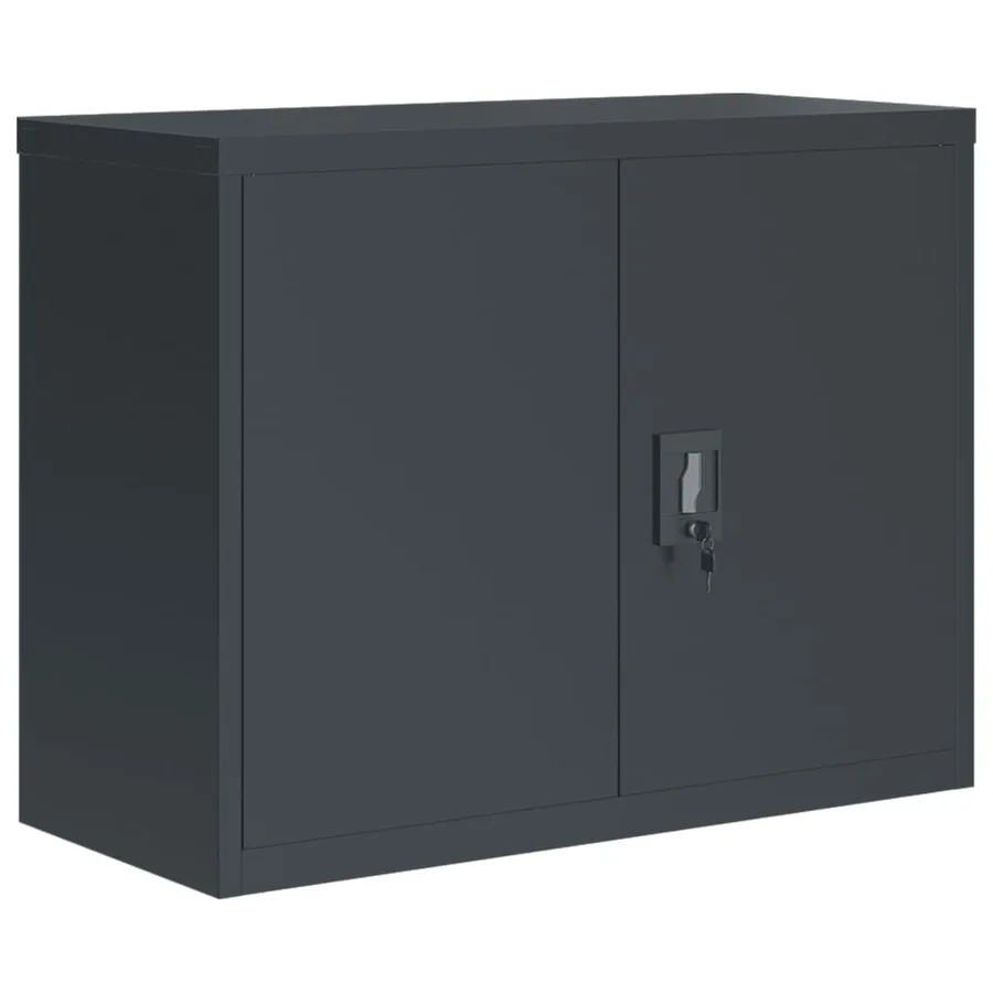 Classeur anthracite 90x40x110 cm acier - 7