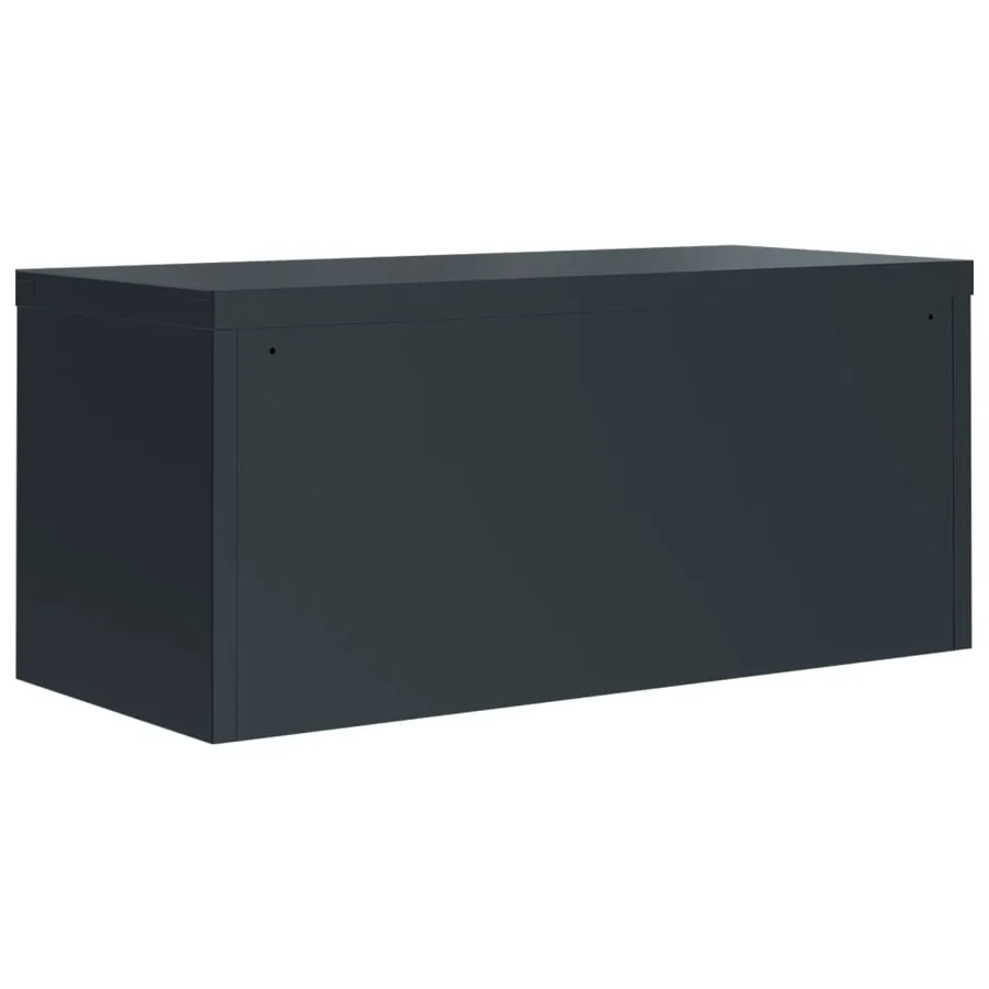 Classeur anthracite 90x40x40 cm acier - 6