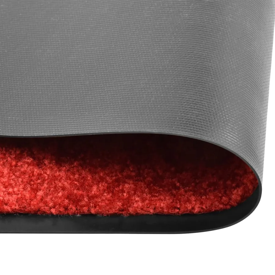 Paillasson lavable Rouge 90x120 cm - 2