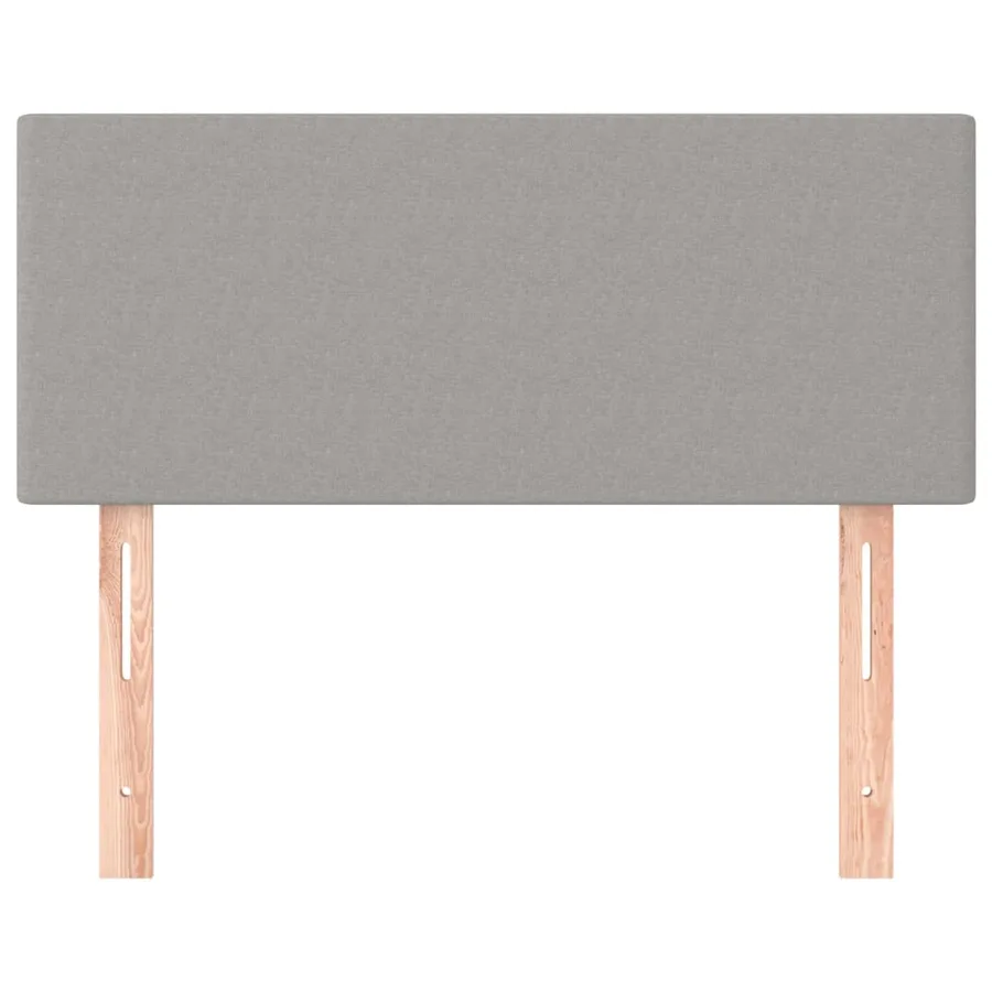 Tête de lit Gris clair 90x5x78/88 cm Tissu - 3