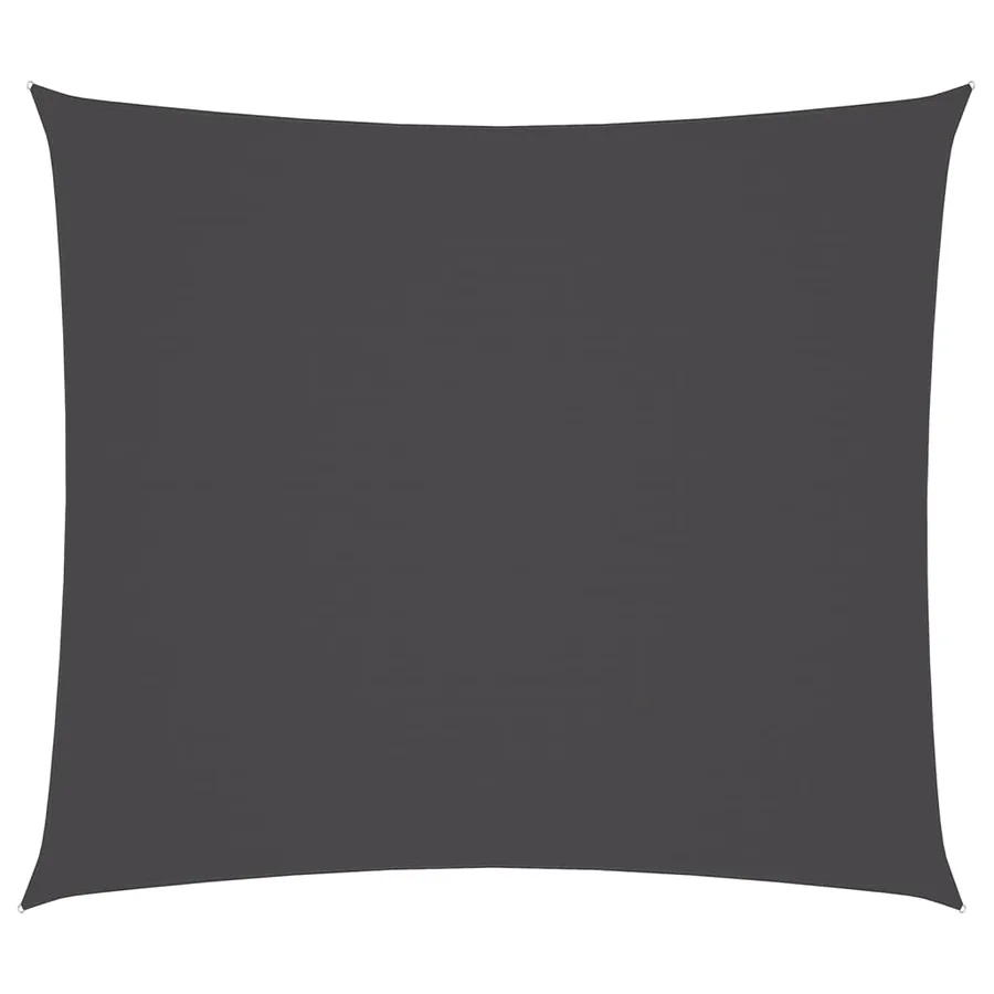 Voile de parasol tissu oxford rectangulaire 2x2,5 m anthracite - 2