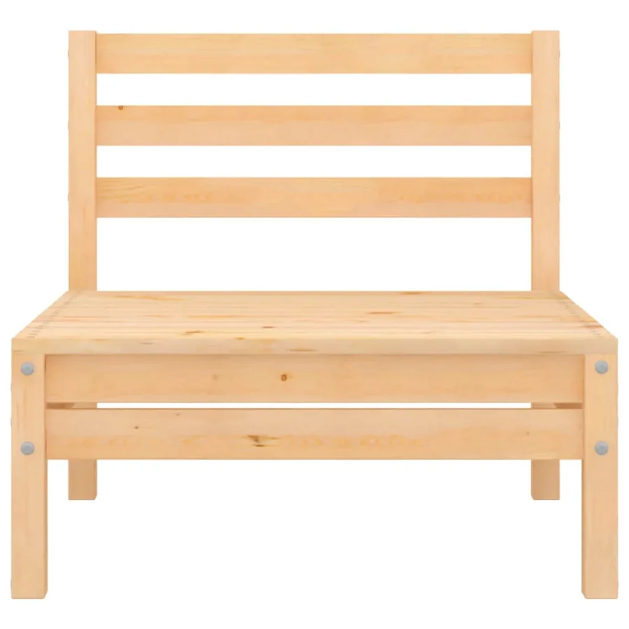 Salon de jardin 5 pcs Bois de pin massif - 4