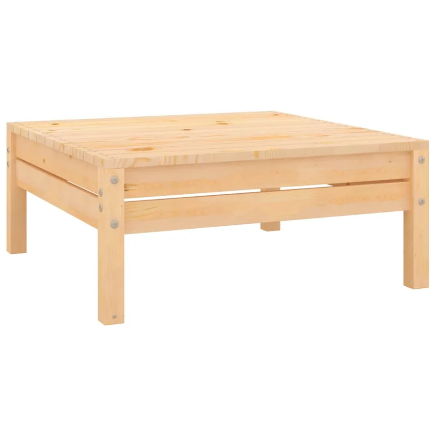 Salon de jardin 5 pcs Bois de pin massif - 7