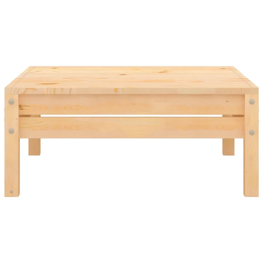Salon de jardin 5 pcs Bois de pin massif - 8