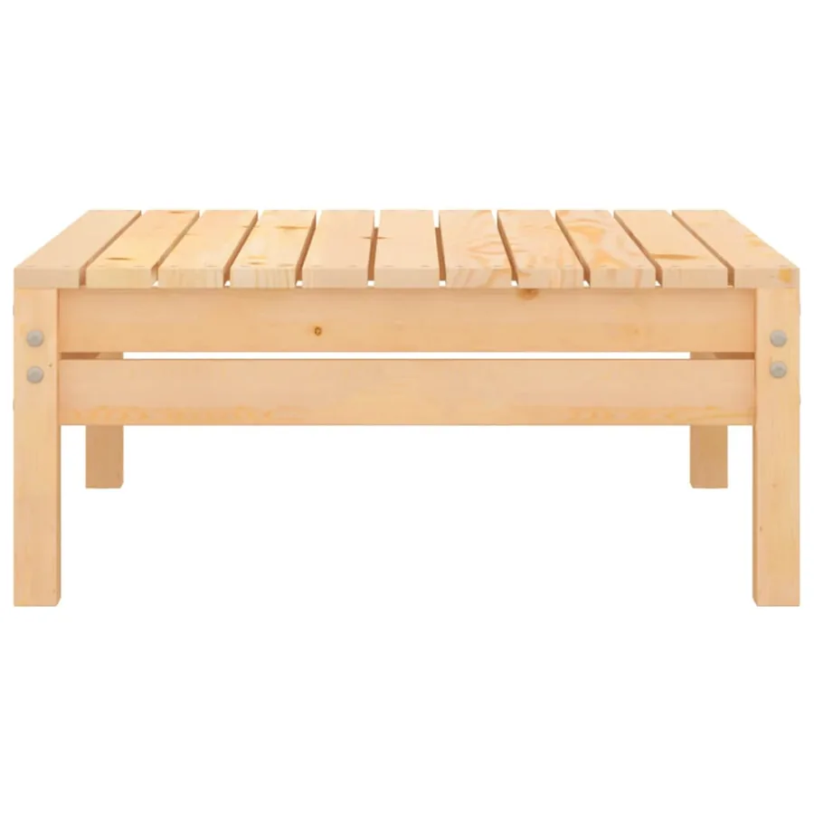 Salon de jardin 5 pcs Bois de pin massif - 9