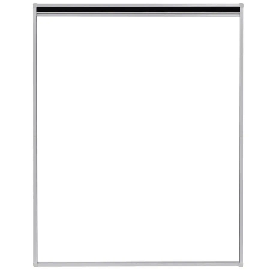 Moustiquaire plissée pour fenêtre Aluminium 80 x 100 cm - 4