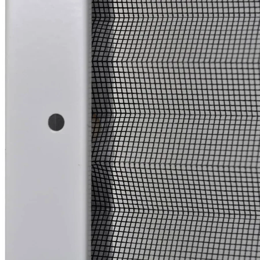 Moustiquaire plissée pour fenêtre Aluminium 80 x 100 cm - 6