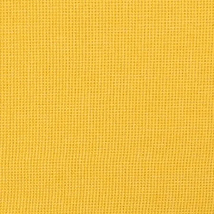 Chaise à bascule avec repose-pied Jaune moutarde Tissu - 7