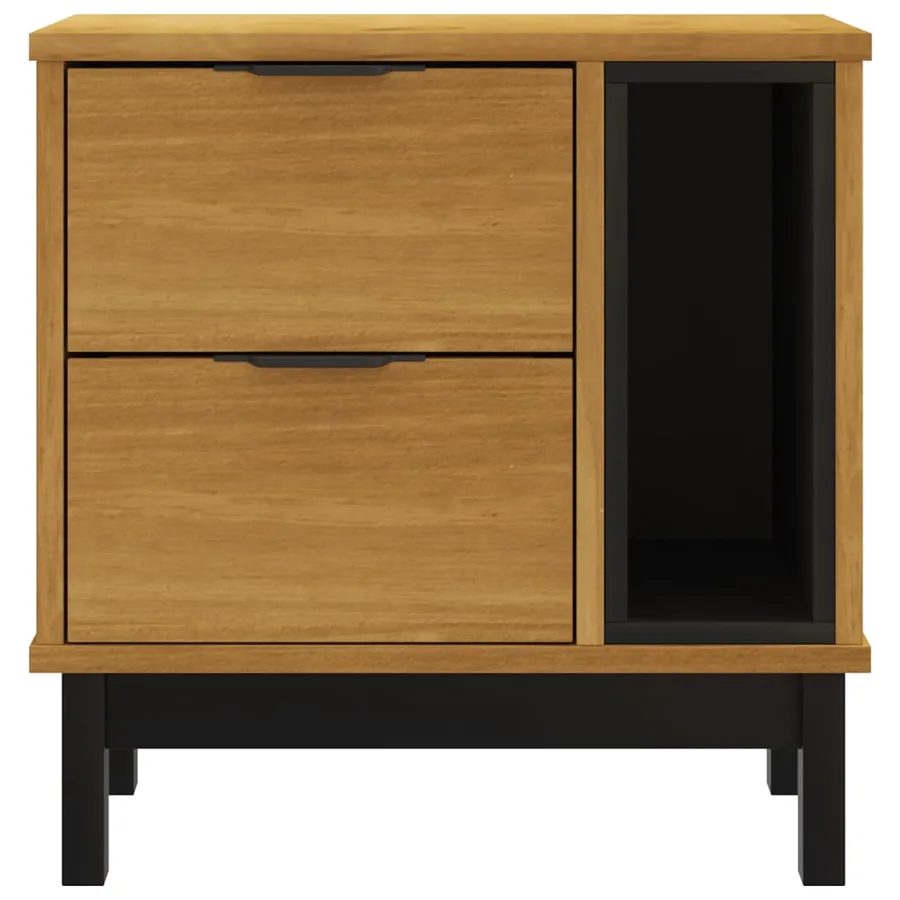 Table de chevet FLAM 49x35x50 cm bois de pin massif - 5