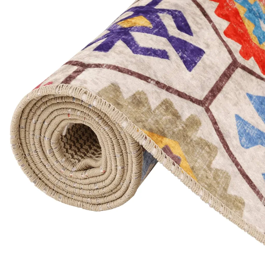 Tapis lavable multicolore 120x180 cm - 5
