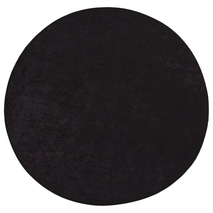Tapis lavable anthracite Ø 200 cm - 2