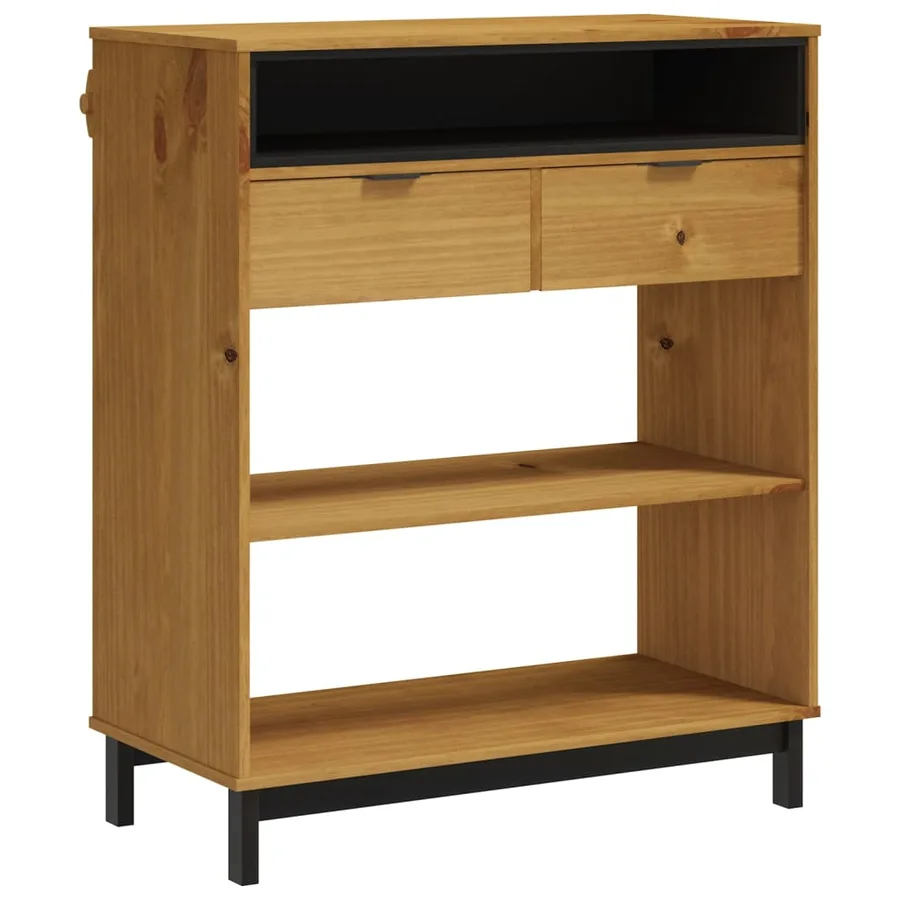 Table de bar FLAM 92x45x110 cm bois massif Pin - 2