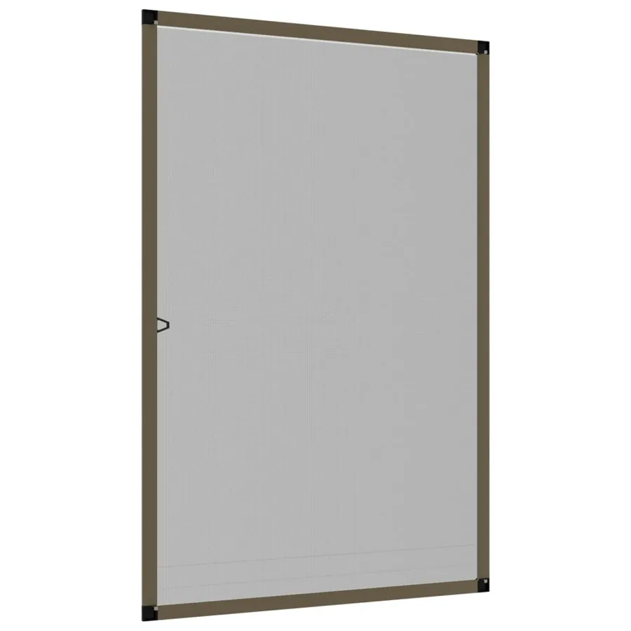 Moustiquaire pour fenêtres Marron 90x120 cm - 4